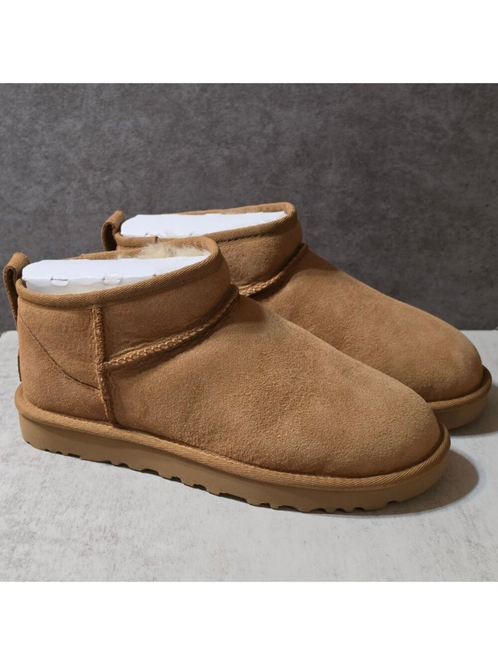 New UGG Classic Ultra Mini Boots Chestnut Size 6